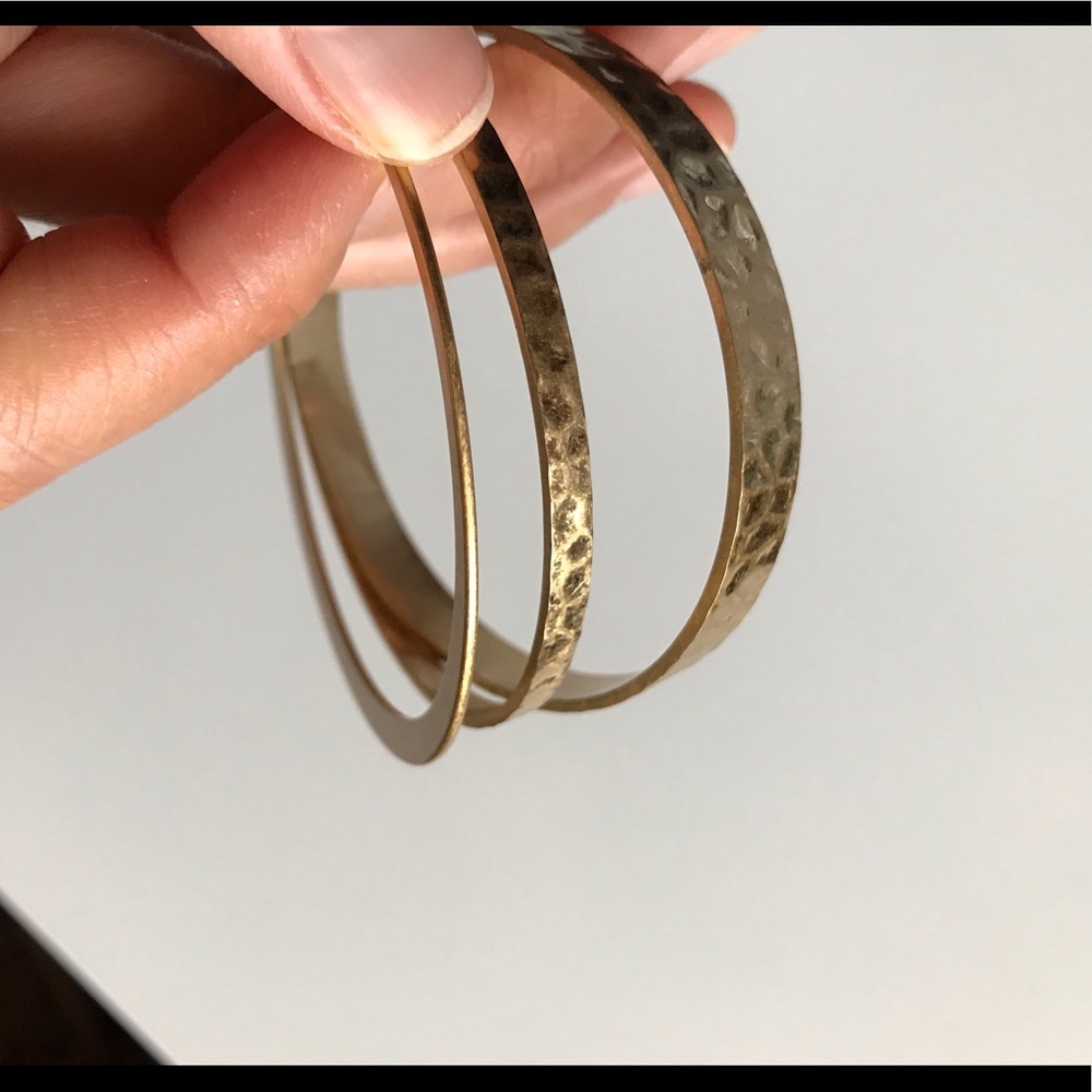 Madewell 3 Set of Bangle Bracelets